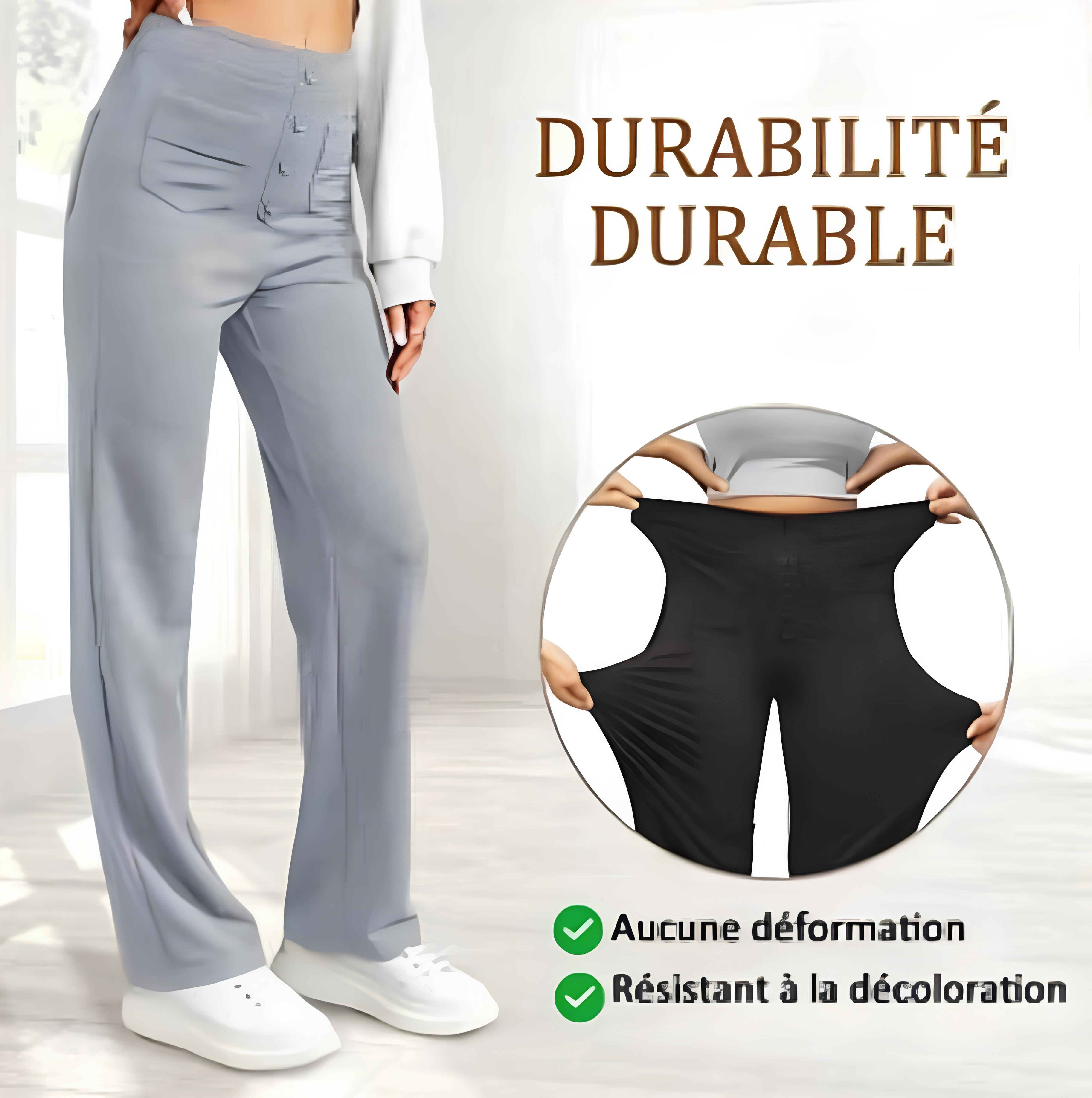 49% off High stretch - Ψηλόμεσο casual παντελόνι με ίσιο πόδι